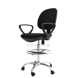 Office Chair : Office Swivel Fabric Chair With Footrest