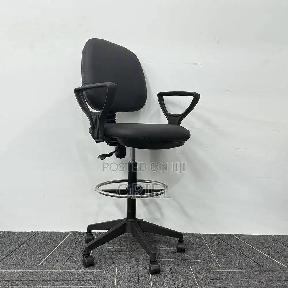 Office Chair : Office Swivel Fabric Chair With Footrest