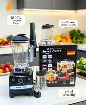 Silver Crest 8500W Commercial Heavy Duty Blender With Copper Motor