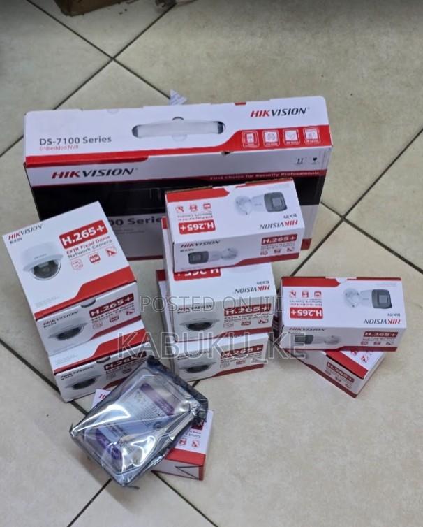 Hikvision IP Cameras 4 Channel Camera Set