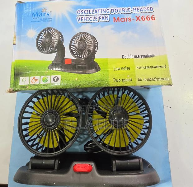 X666 Dual Car Fan Mars - main view