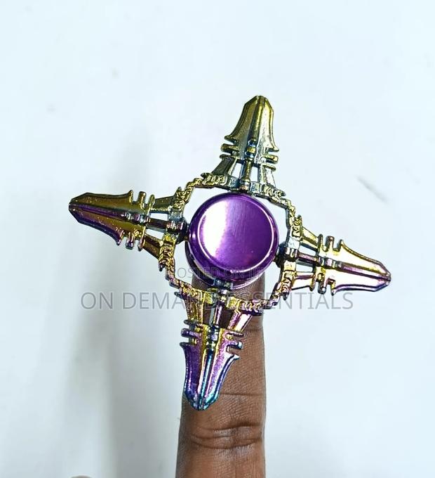 Metal Finger Fidget Spinner EDC Hand Spinner - thumbnail 3
