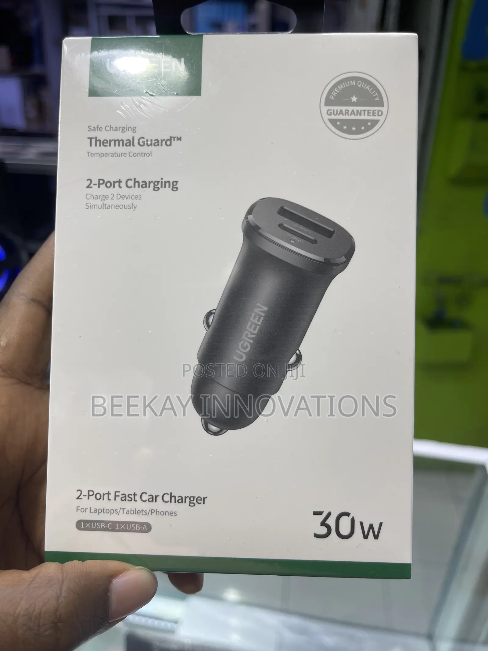 2-Port Fast Car Charger