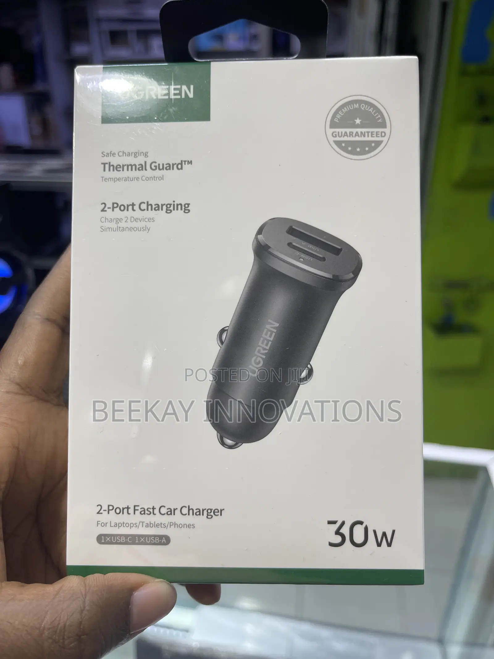 2-Port Fast Car Charger