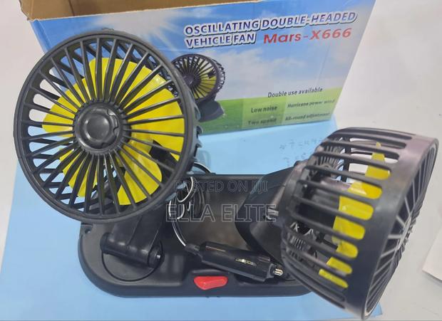 X666 Dual Car Fan Mars - thumbnail 2