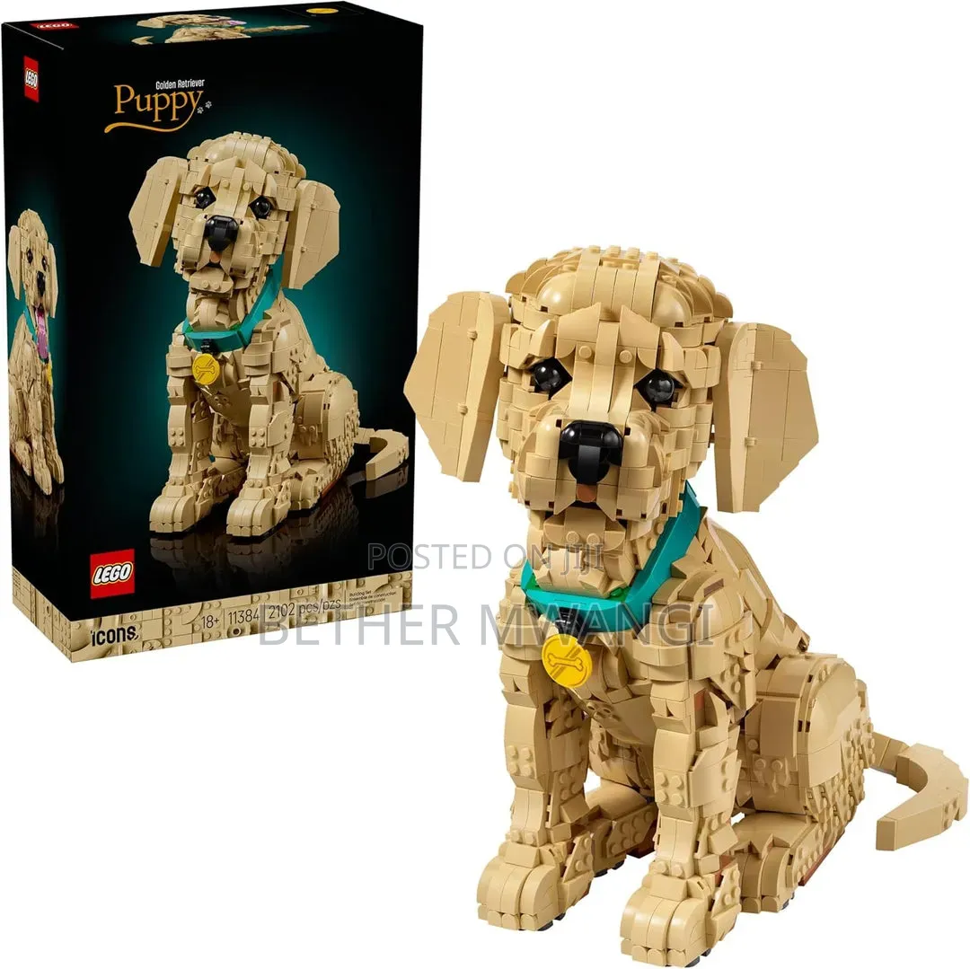 Lego Icons Golden Retriever Puppy