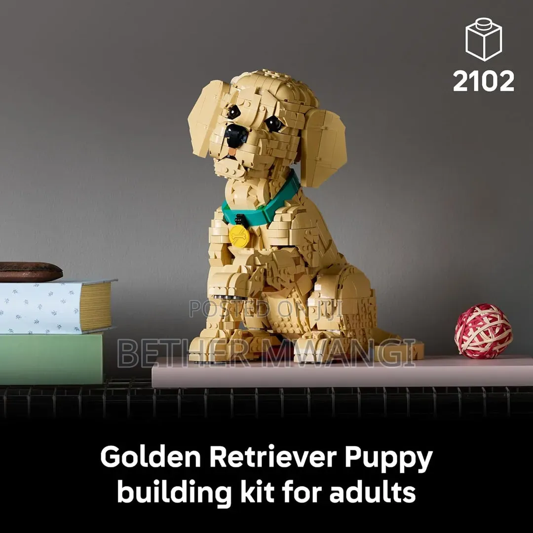 Lego Icons Golden Retriever Puppy