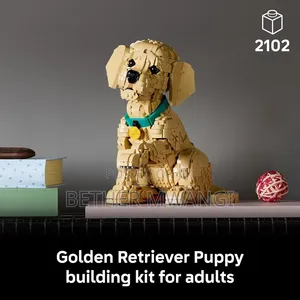 Lego Icons Golden Retriever Puppy