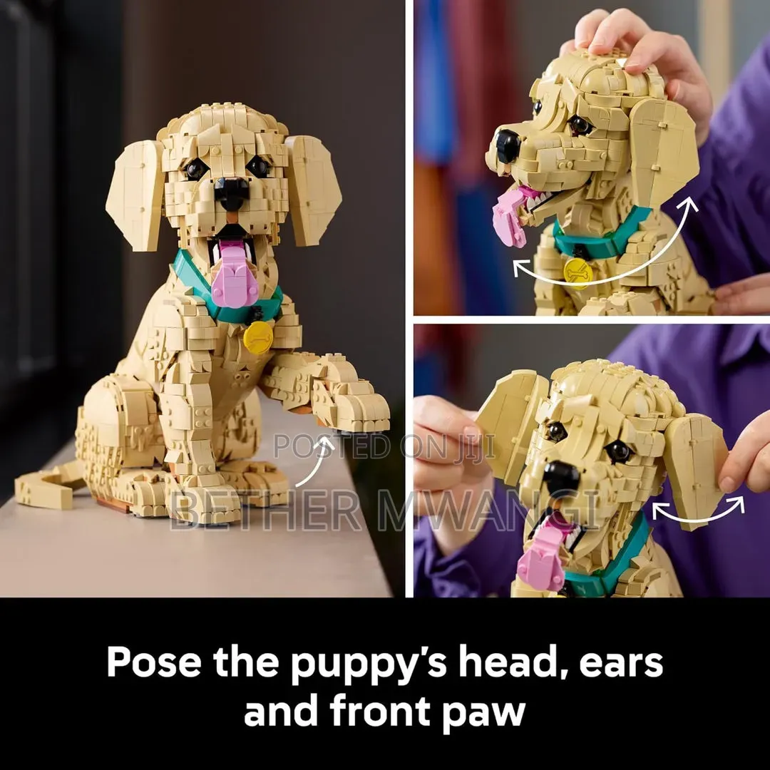 Lego Icons Golden Retriever Puppy