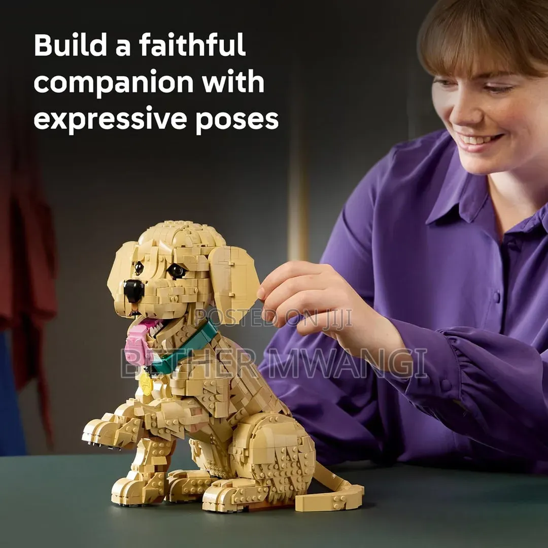 Lego Icons Golden Retriever Puppy