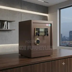 Office Safe; Brown-Red Home Office Storage Safes