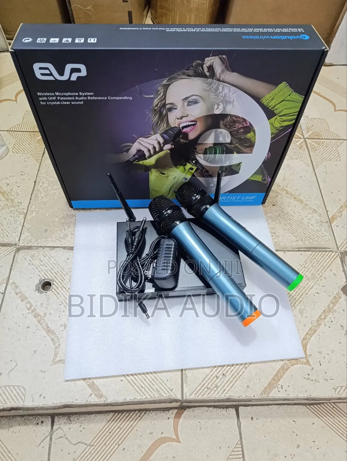 EVP Artist UHF Professional Dual Wireless Microphones