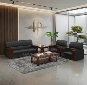 Sofa Set; Five Seaters Executive Heavy Cushioned Office Sofa Set