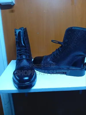 Leather Security Boots