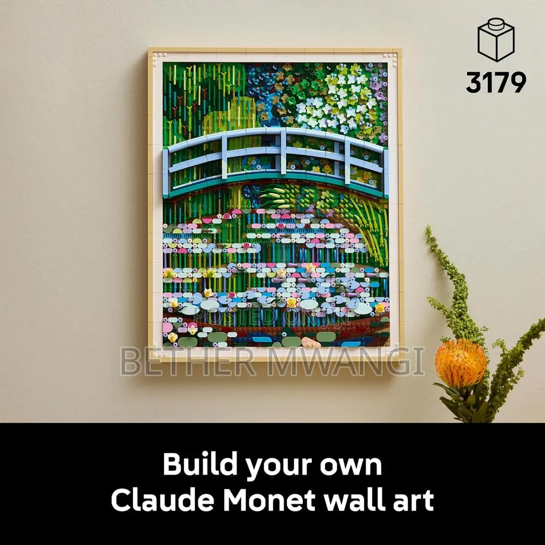 Lego Art Claude Monet - Bridge Over a Pond of Water Lilies