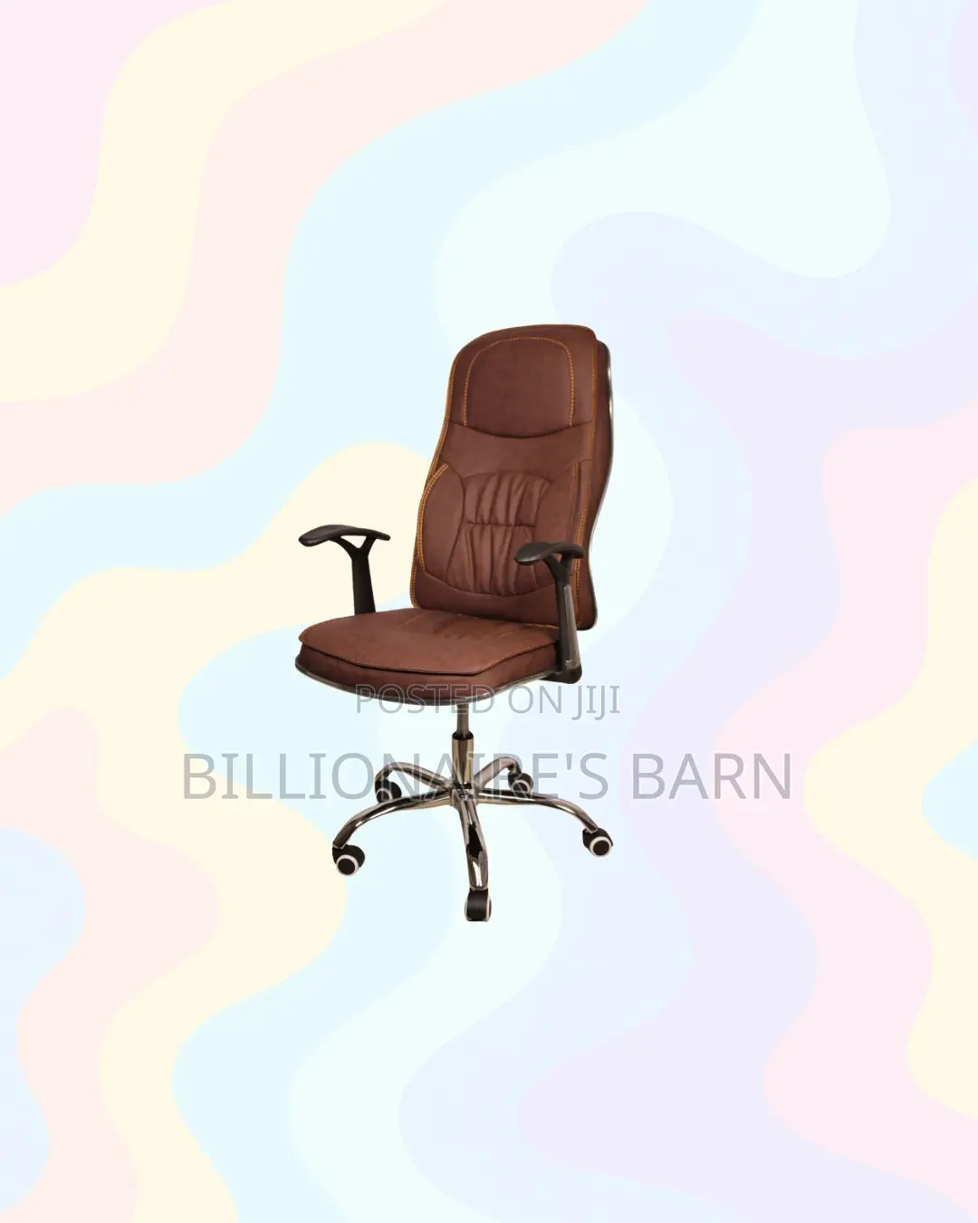 Executive Leather Chair High Back for Modern Workspace Appeal