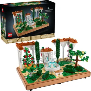 Lego Icons Fountain Garden