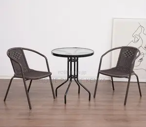 Outdoor Set: Coastal Bistro Set Modern Garden Furniture