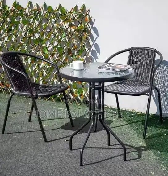 Outdoor Set: Coastal Bistro Set Modern Garden Furniture