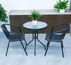 Outdoor Set: Coastal Bistro Set Modern Garden Furniture