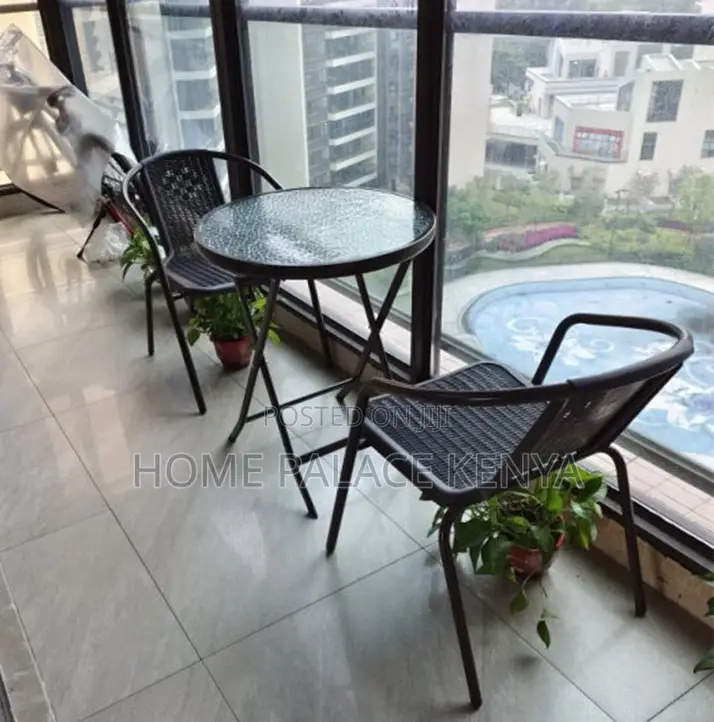 Outdoor Set: Coastal Bistro Set Modern Garden Furniture
