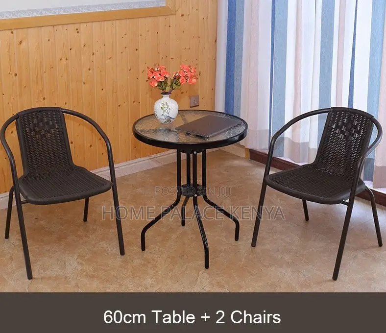 Outdoor Set: Coastal Bistro Set Modern Garden Furniture