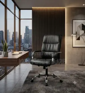 Office Chairs; Height Adjustable Office Leather Chairs