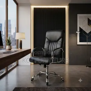 Office Chairs; Height Adjustable Office Leather Chairs