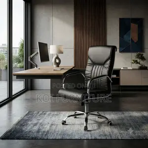 Office Chairs; Height Adjustable Office Leather Chairs