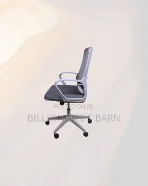 Practical Grey Mid Back Mesh Office Chair for Modern Workspace Appeal