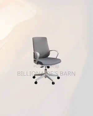 Practical Grey Mid Back Mesh Office Chair for Modern Workspace Appeal