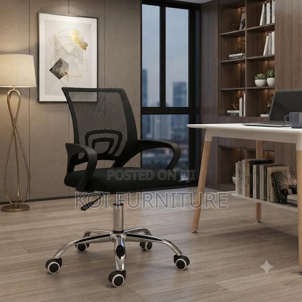 Office Chairs; Clerical Mesh Adjustable Home Office Recliner Chair - thumbnail 5