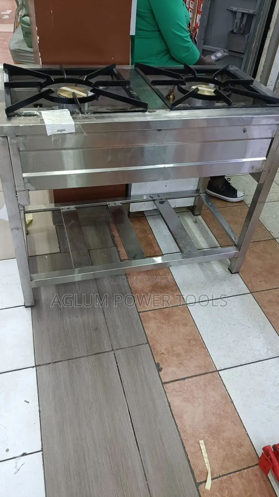Stainless Steel 3 Burner Juakali Fabricated