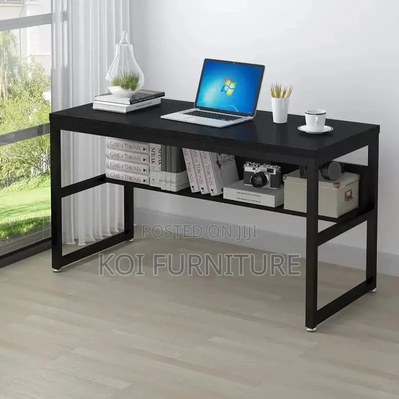 Office Table; Home Office Study Desk With Book Shelf