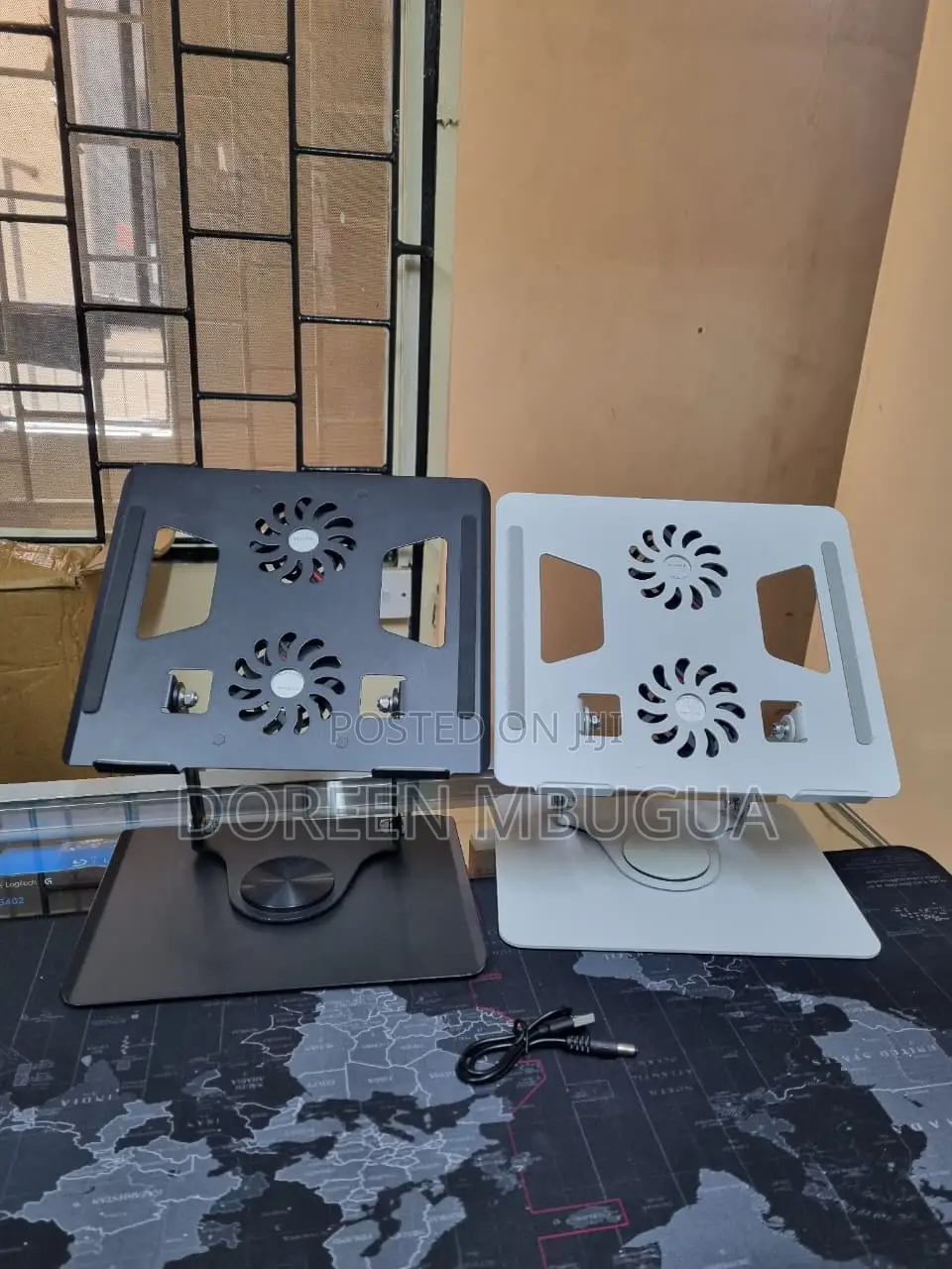 Laptop Stand With Coolimg Fan and Rotating Capability
