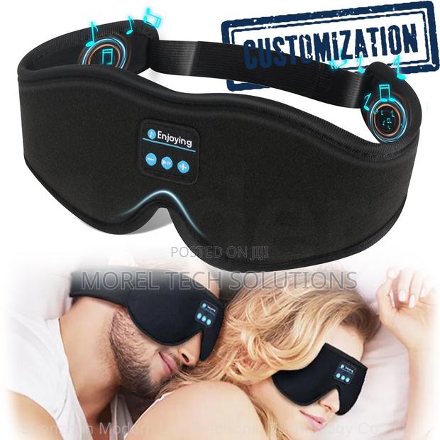 3D Bluetooth Sleep Eye Mask With Ultra-Soft Wireless Sleep Headphones