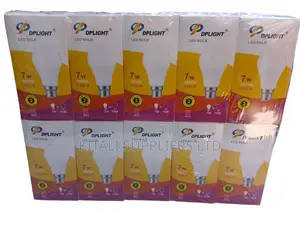 DPLIGHT 7W LED Bulb (Pack of 10pcs) – Bright, Energy-Saving