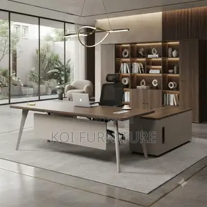 Office Desk; 1.6 Meter Executive Office Desk With Built in Storage