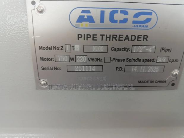 AICO Pipe Threader 1/2-4 Threading Machine - thumbnail 2