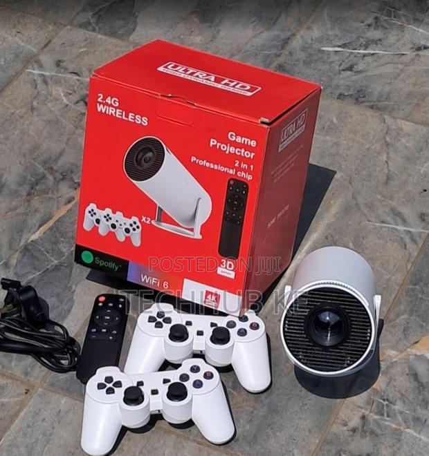 2 in 1 Smart Projector MINI Portable Game Projector Home Theater - main view
