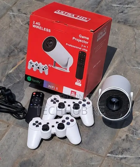 2 in 1 Smart Projector MINI Portable Game Projector Home Theater