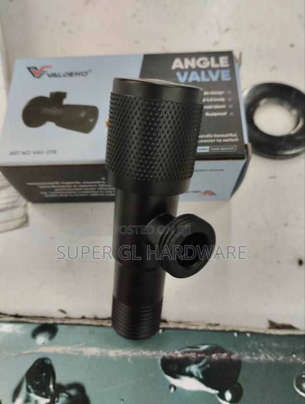 Black Angle Valve