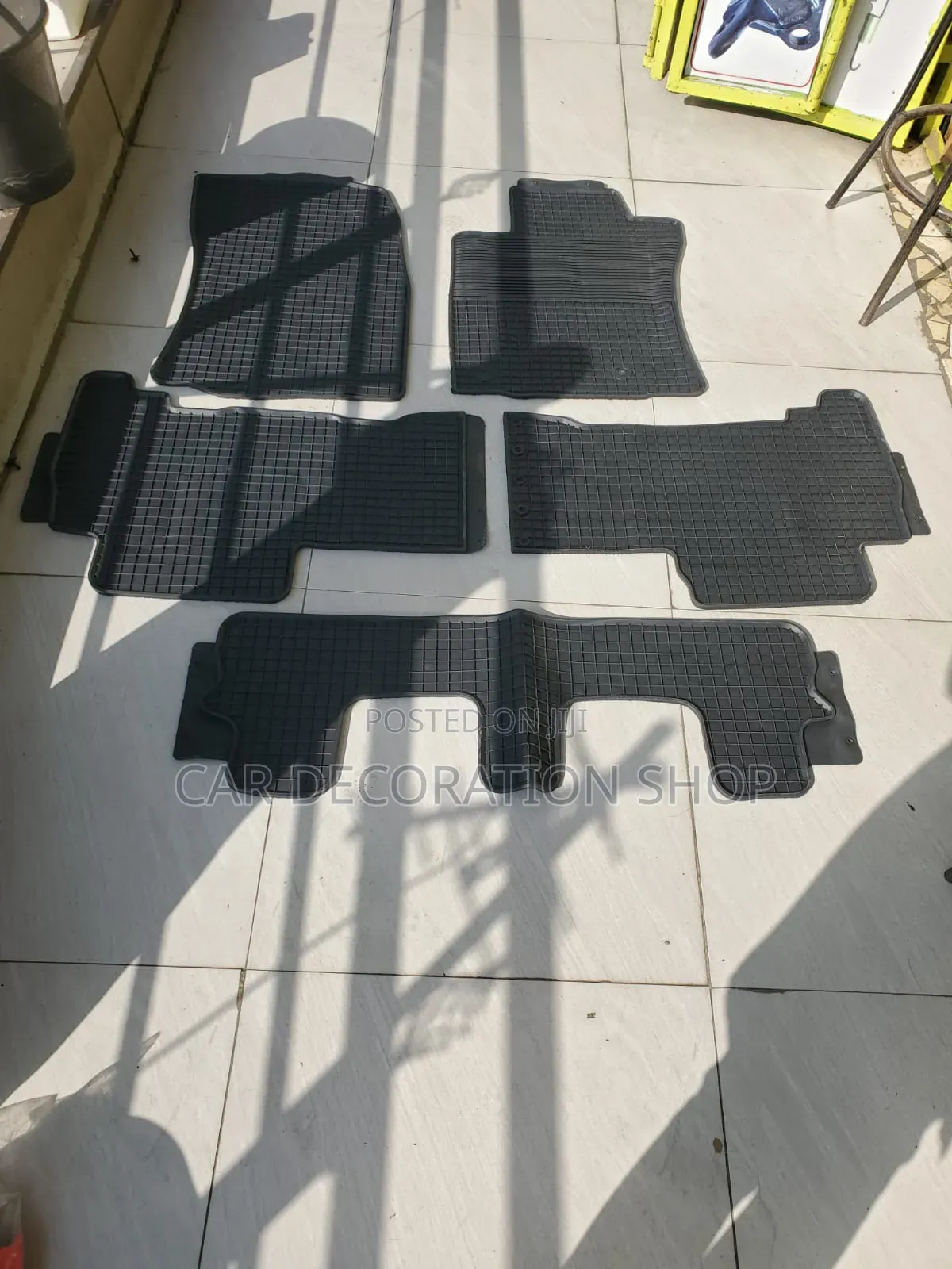 7seater Rubber Construction Design Prado Models Floor Mats Trap Dirt