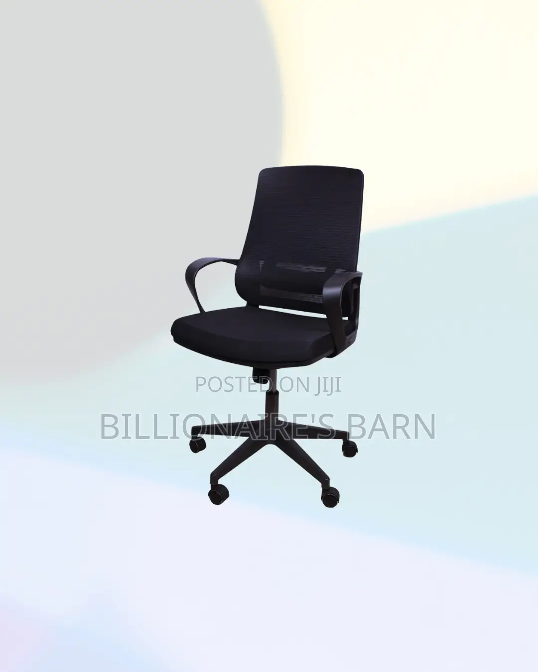Practical Black Mid Back Mesh Office Chair for Modern Workspace Appeal
