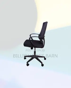 Practical Black Mid Back Mesh Office Chair for Modern Workspace Appeal