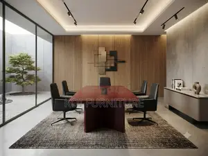 Boardroom Table; 3000MM Executive Mahogany Boardroom Staff Table