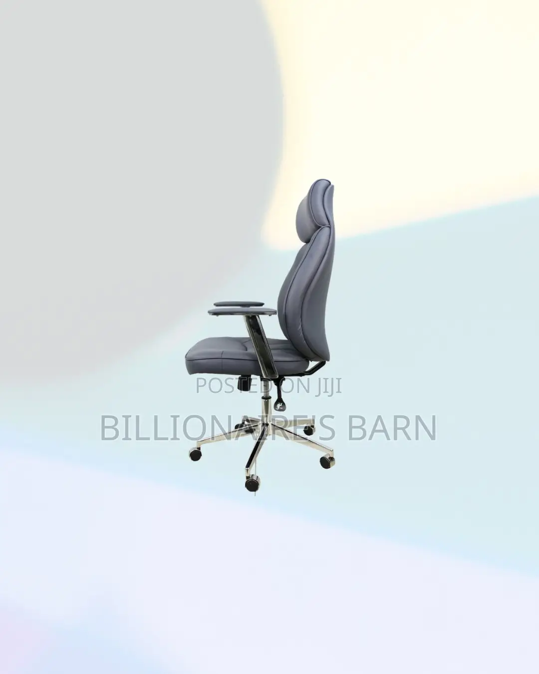 Executive Leather Chair High Back for Modern Workspace Appeal