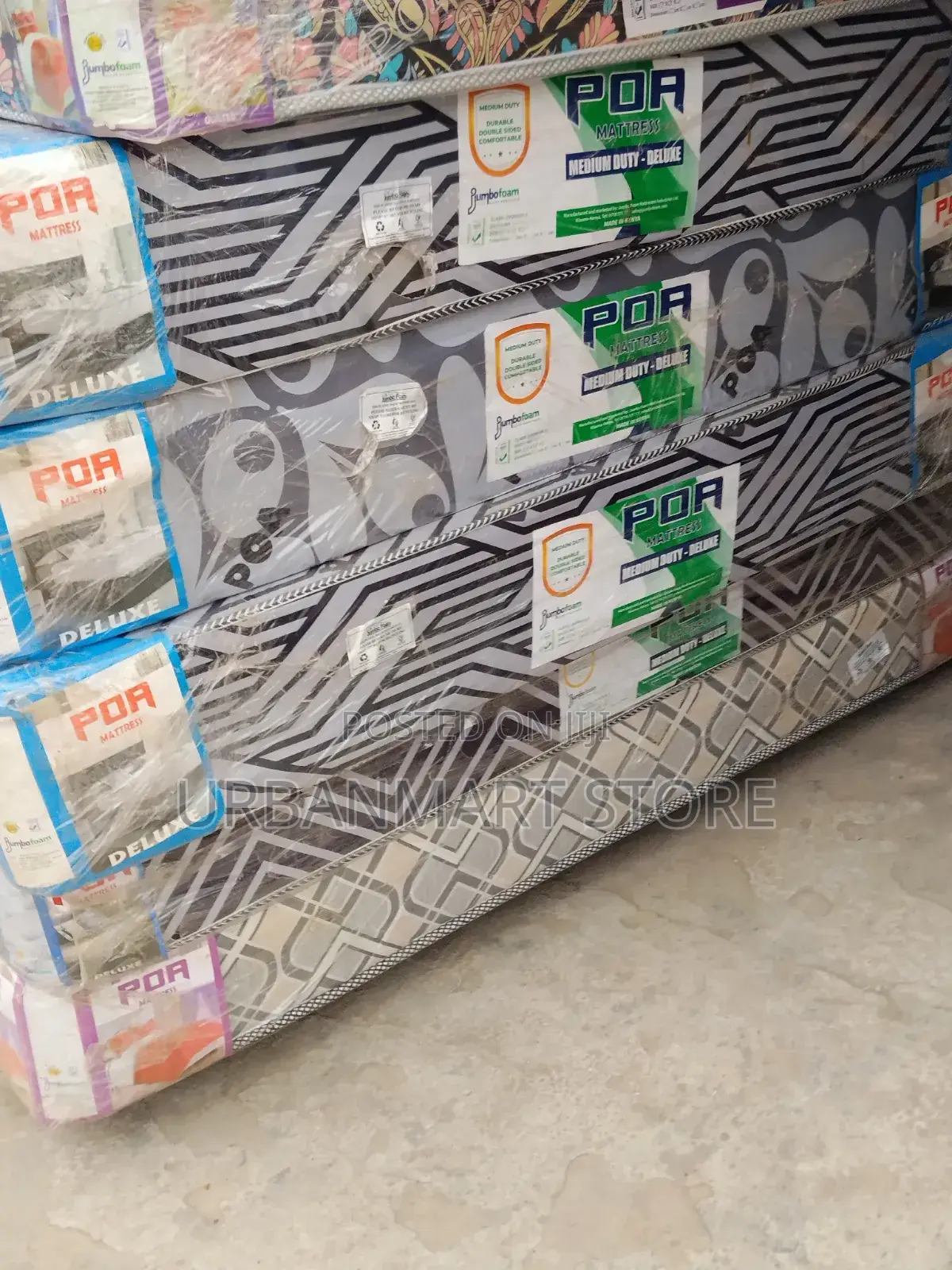 Poa Jumbo Foam Mattress 8 Inches 5 by 6 Size