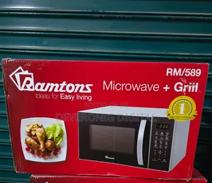 Ramtons 23Litres RM589 Microwave With Grill RM589 (SILVER)