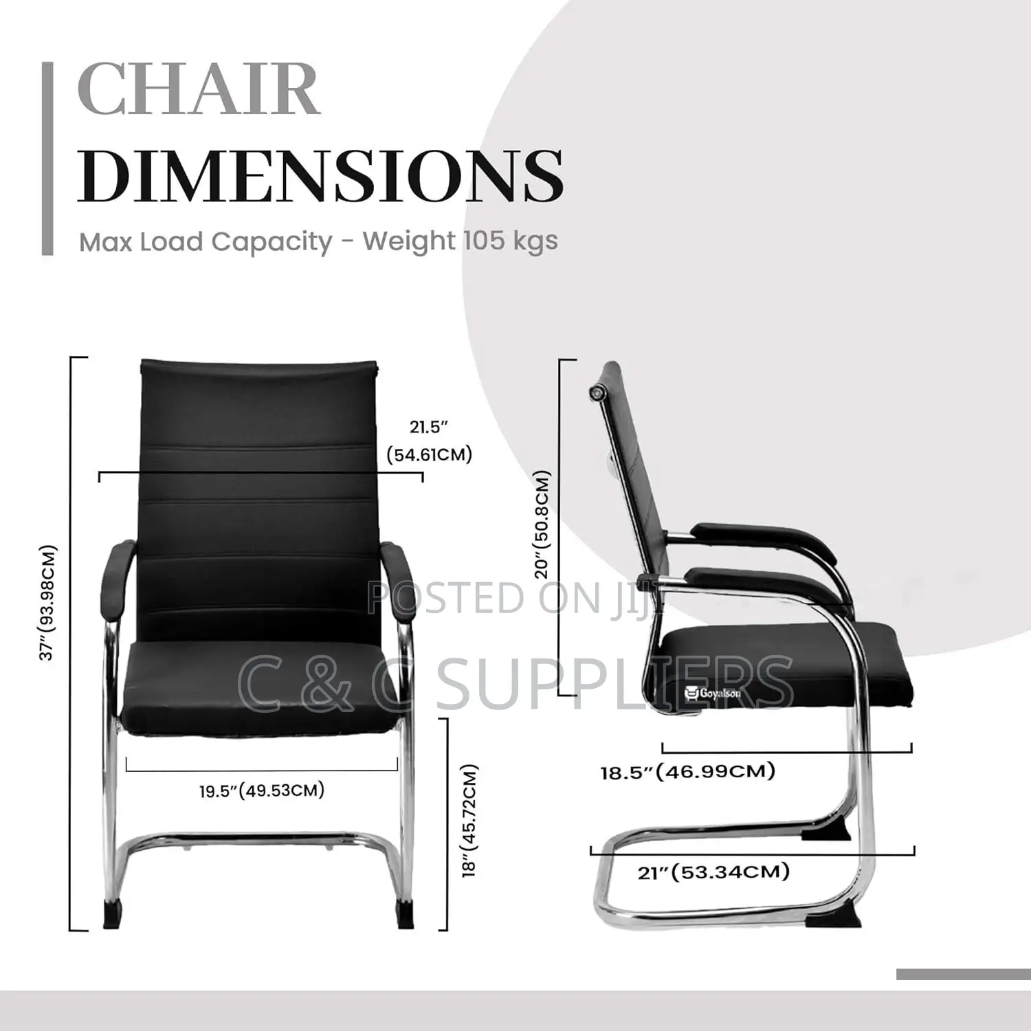 Leather Conference Meeting Chair